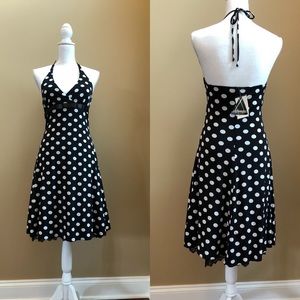 Juniors halter dress